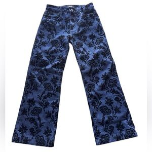 PAIGE Dark Blue and Black Leenah Ankle Denim Jeans, Size 27, High Rise,‎ NWOT